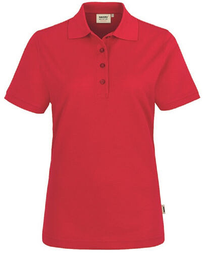 Damen-Poloshirt Mikralinar® 216, rot, Gr. 6XL 