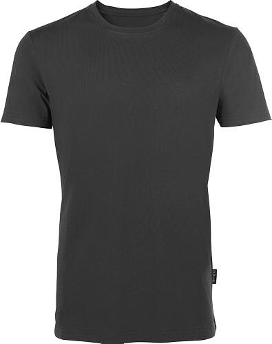 Herren Luxury Roundneck T-Shirt, dunkelgrau, Gr. L 