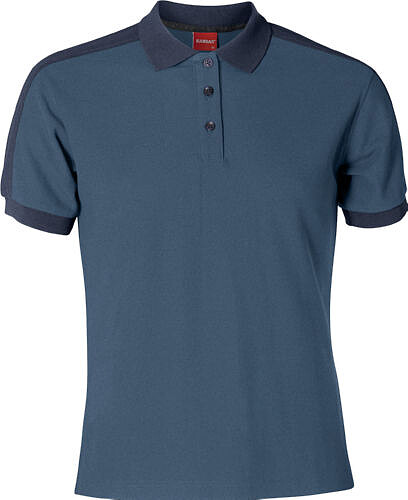 Poloshirt Evolve 130191, stahlblau/dunkelblau, Gr. S 