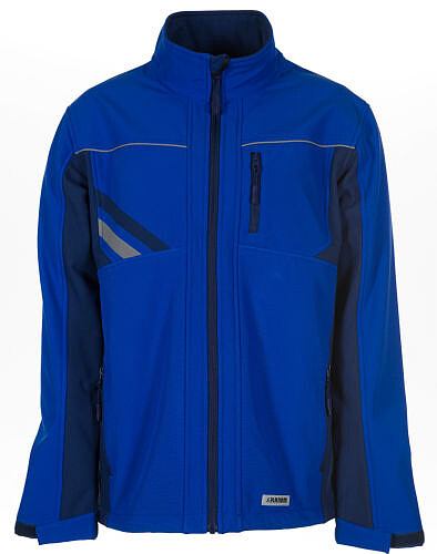 Highline Softshelljacke 2380, kornblau/marine/zink, Gr. S 