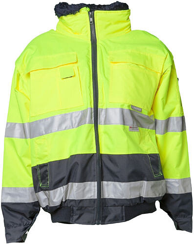 Warnschutz-Comfortjacke 2-farbig 2047, warngelb/marine, Gr. L 