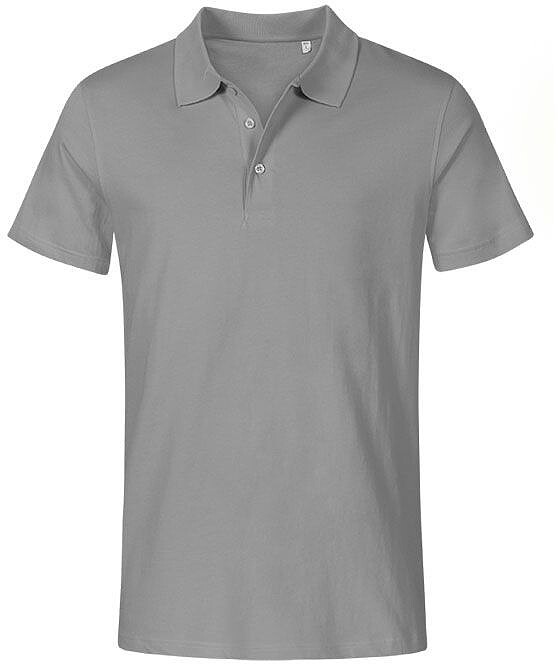 Men's Jersey Polo-Shirt, new light grey, Gr. 2XL 