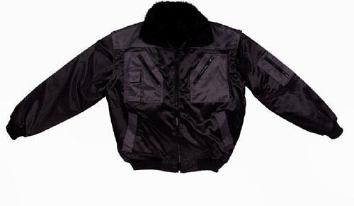 Pilotenjacke 3-​2437WX, schwarz/​grau, Gr. 3XL 