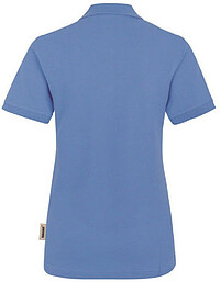 Damen Poloshirt Classic 110, malibu-blue, Gr. L 