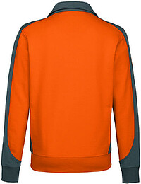 Sweatjacke Contrast Mikralinar® 477, orange/anthrazit, Gr. 4XL 