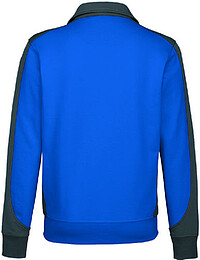 Sweatjacke Contrast Mikralinar® 477, royalblau/anthrazit, Gr. 3XL 