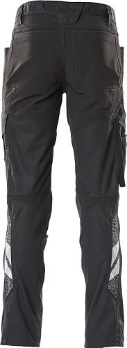 MASCOT® Hose mit Knietaschen, schwarz, Schrittlänge 82 cm, Gr. C42 