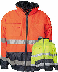 Warnschutz-Comfortjacke 2-farbig 2047, warngelb/marine, Gr. L 