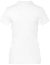 Women’s Jersey Polo-Shirt, white, Gr. XL 